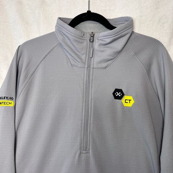 The North Face Men's Mountain Peaks Quarter Zip Fleece Gray Size Large - Picture 7 of 16